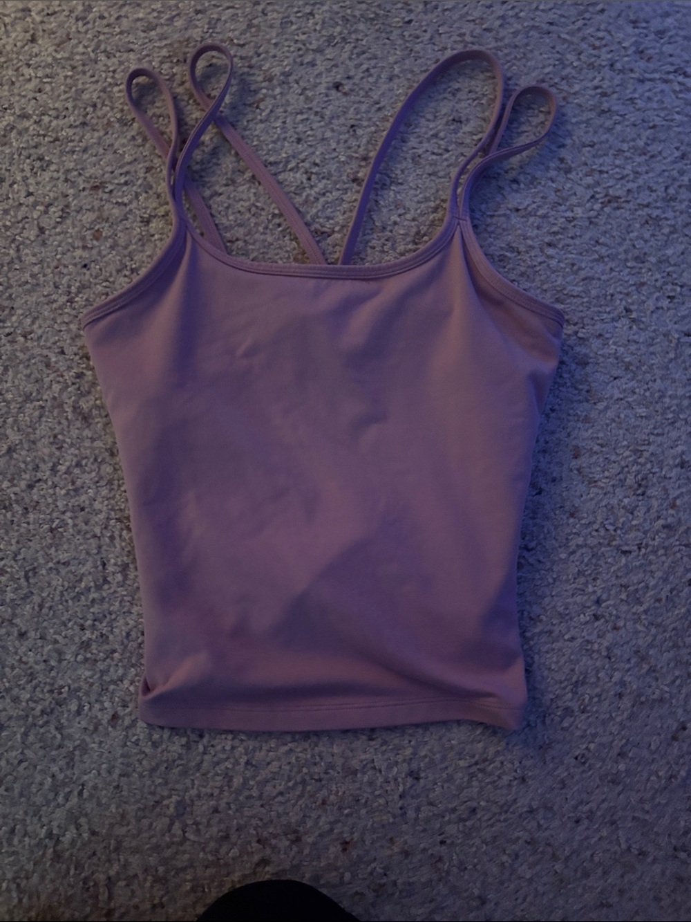Under Armour Mauve Double-Strap Camisole